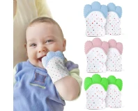 Baby Newborn Teething Silicone Mittens Gloves