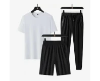 Summer Shorts Jogger and T-Shirt Set of 3 pcs