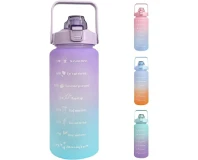 Water Bottle with Sleeve Motivation and Time 2L