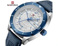 Navi Force NF9209 Men Leather Strap Watch