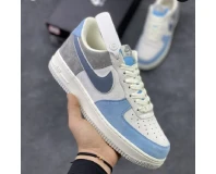 Air Force 1 Armory Blue Suede Premium Sneakers