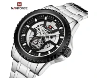 Navi Force NF9186 Silver Genuine Watch