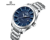 Navi Force NF8032 Blue Silver Genuine Watch