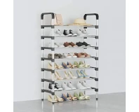 Stainless Steel Foldable 7 Layer Shoe Rack
