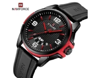 Navi Force NF9215 Red Black Genuine Watch