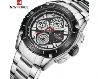 Navi Force NF9179 Black Silver Genuine Watch