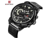 Navi Force NF9068 Black White Genuine Watch