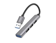 Hoco (HB26) 4 In 1 Adapter(USB to USB3.0+USB2.0*3)