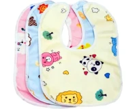 3 Pieces Waterproof Baby Bib - Multicolor