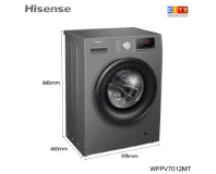 Hisense WFPV7012MT Front Load Washing Machine 7kg