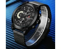Navi Force NF9068 Black Grey Genuine Watch