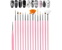 15 Pieces Nail Art Brush Set
