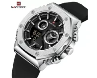 Navi Force NF9216 Silver Black Genuine Watch