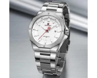 Navi Force NF9200 White Silver Genuine Watch