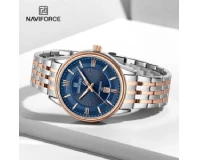 Navi Force NF8040 Blue Rose Gold Genuine Watch