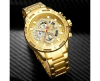 Navi Force NF9165 Golden Genuine Watch