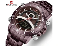 Navi Force NF9181 Coffee Genuine Watch