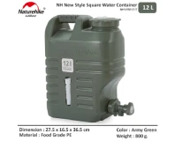 Naturehike Outdoor Water Container with Tap 12L
