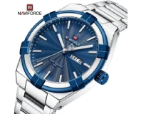 Navi Force NF9218 Blue Silver Genuine Watch