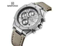 Navi Force NF8028 Light Grey Genuine Watch