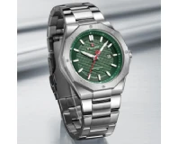 Navi Force NF9200 Green Silver Genuine Watch